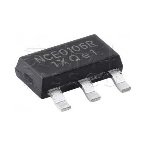 NCE NCE0106R 100V 6A SMD SOT-223 MOSFET canal N, puce de composant électronique neuve, 5 unités expédiées.