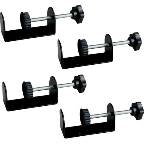 Clips de fixation robustes en alliage d'aluminium pour terrasse (1/5)