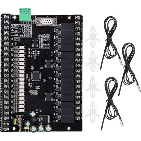 Module de contrôle industriel FX1N-30MR-3NTC avec mesure de température NTC, automate programmable PLC, 30 entrées/sorties (1/5)