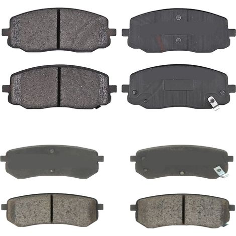KIT PASTIGLIE FRENO ANTERIORI E POSTERIORI compatibile con HYUNDAI i30, FASTBACK (PDE,PD,PDEN) / PASTIGLIE FRENANTI AUTO OEM P30110 P30073 P30073X,P30109 P30106 / SOSTITUZIONE DIRETTA / BASSA POLVERE