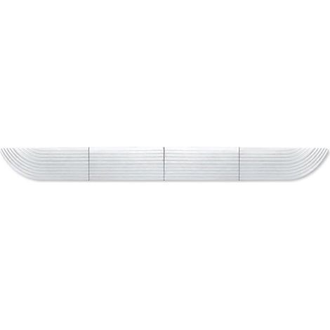 Bodenkehrer-Schwellenleisten, geeignet für Schwellen von 1,5-1,9 cm, weiß