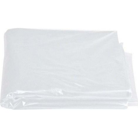 Film plastique transparent pour serre - Housse de jardin en polyéthylène adaptée aux plantes de serre pour protéger du vent, du gel et de la poussière. (1/4)