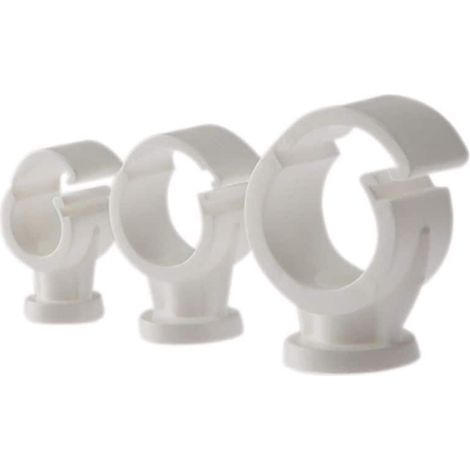 ForgeFix PCSC22 Pipe Clip Single Cliplock 22mm Box 100 FORPCSC22 (1/2)