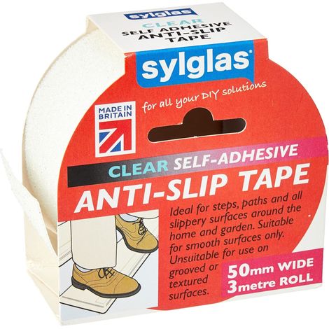 Premium Clear Anti-Slip Tape 50mm x 3m for Enhanced Safety and Traction (1/5)