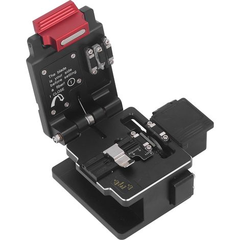 Cliveuse de fibre optique de haute précision, retour automatique, rail de guidage renforcé, lame de coupe en silicone pour fibre optique (1/5)