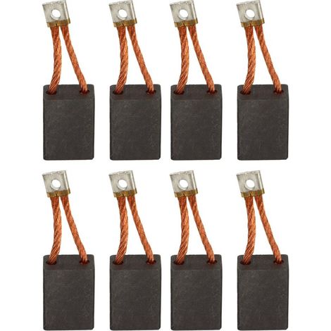 8 escobillas de carbón 102938601 para el motor de arranque eléctrico del carrito de golf Club Car DS L6 L8 (1/5)