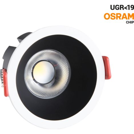 Downlight LED 8W  CCT  lumière sélectionnable 9–10cm OSRAM driver KGP