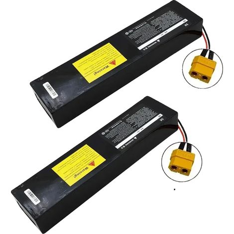 Paquete de baterías de litio, configuración 10S3P, capacidad de 100 Ah, XT60-2 unidades (1/2)