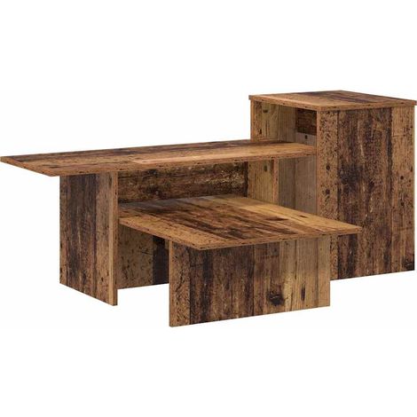 Konsolentisch Altholz 91,5 x 35 x 38,5 cm Holzwerkstoff vidaXL