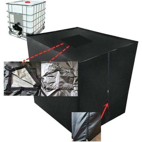IBC Tank Cover - 1000L Water Reservoir Lid  Dustproof, Waterproof IBC Cover  Protective Sleeve [60]