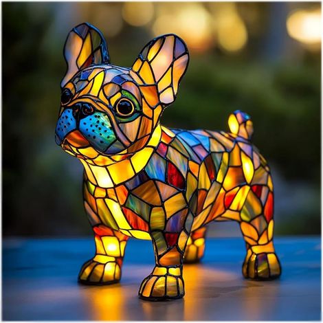 Buntes LED-Licht für Hunde, Katzen und Gorillas – Mehrfarbig leuchtendes Haustierhalsband, dekorative Glühbirne B (1/5)