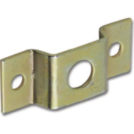 Gegenlager gekröpft, 52 x 21 mm, Stahl verzinkt