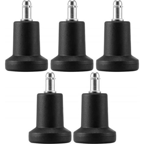 Non 1 - Chaise pivotante à roulettes fixes, 5 pièces, Pour bureau, Jeu (1/4)