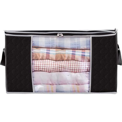 Boîtes de rangement avec couvercle, sac de rangement pour couettes de garde-robe