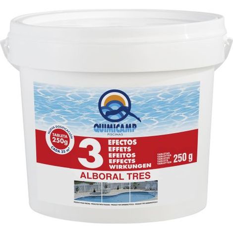 Alboral 3 Efectos Tabletas de 200g para Piscinas QUIMICAMP