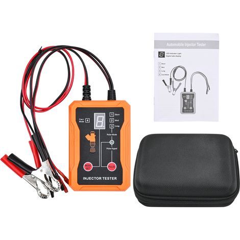Zoternen Outil de nettoyant de testeur d'injecteur de carburant jusqu'à 8 modes d'impulsion Protection de court-circuit 12V (1/5)