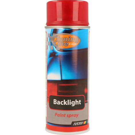 PEINTURE POUR FEUX ARRIERES ROUGE AEROSOL 400ML MOTIP