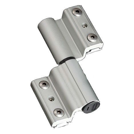 Cerniera FAPIM in alluminio per telaio 14x18 - argento V - 5671/G6