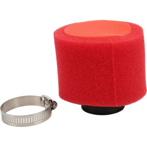 Universeller 38-mm-Motorradluftfilter für 50-200 cm³ Quads, Dirtbikes und Roller, rot (1/5)