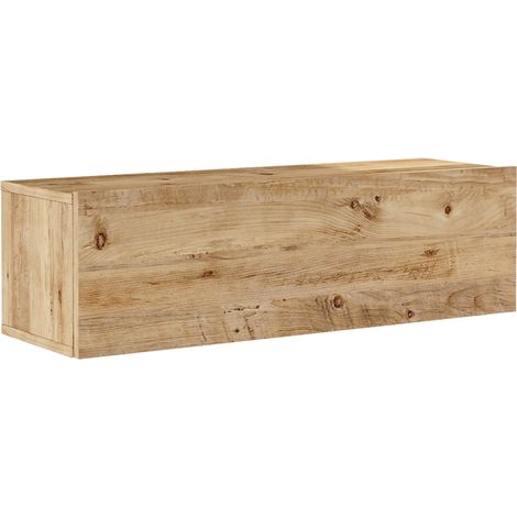 Mobile TV con anta 29,5 x 100 x 31,5 cm effetto rovere rustico 030007792