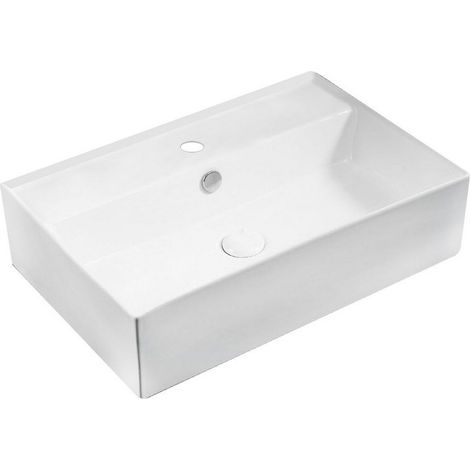 Lavabo appoggio 59.5x40 cm LA52 Bianco (1/6)