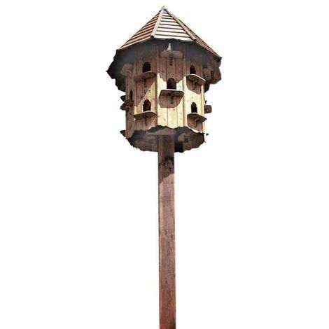 Nayland Natural Dovecotes Twenty Nest - Pressure Treated Timber - L128.5 x W128.5 x H500 cm
