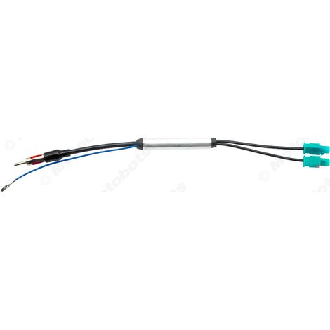 Compatible with Volkswagen/Audi dual-head FAKRA-DIN connector radio antenna with amplifier FM radio modification antenna (1/4)