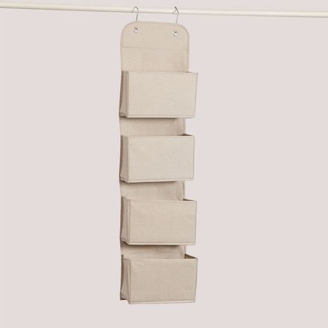 Organizador colgante con 4 bolsillos Tarinna SKLUM              (1/5)