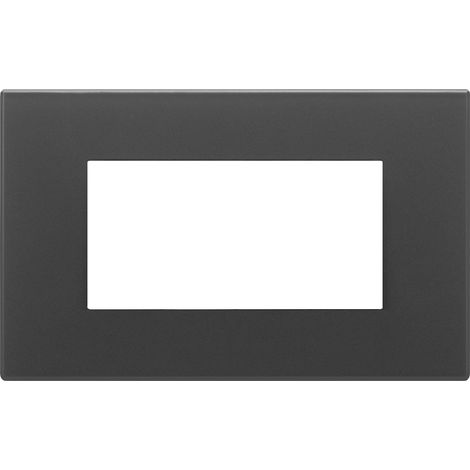VIMAR - 22654.73 Placca 4M nero satinato
