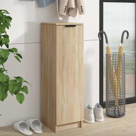 Armoire à chaussures Chêne Sonoma 30x35x100cm Bois d'ingénierie (1/5)