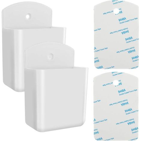 Prasacco Set mit 2 selbstklebenden Fernbedienungshaltern – Wandmontage für Fernbedienungen (1/5)