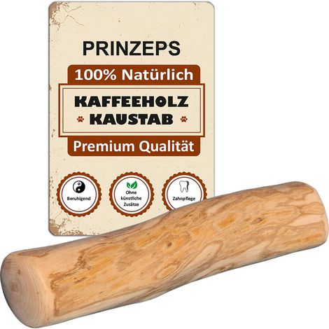 Bâton à mâcher en bois de café pour chien - Jouet à mâcher pour chien - 100 % naturel - Taille XL : pour grands chiens à partir de 20 kg (XL) (1/5)