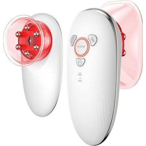 Appareil Massage Visage, Électrique Appareil Lifting Visage avec 4 Modes, 45 ℃ EMS Chauffant Raffermissant Cou - Anti Rides pour Les Femmes (1/5)