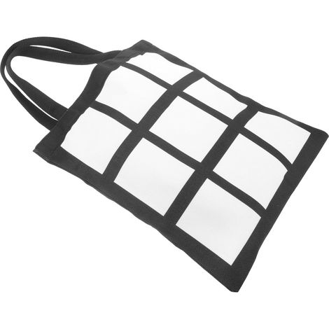 réutilisable SECFOU en tissu noir avec impression par