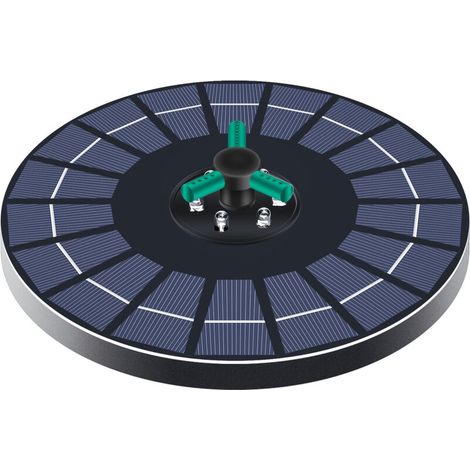 Pompe solaire flottante extérieure 6W Buse de pulvérisation rotative avec levage automatique Décoration pour bassin de jardin/abreuvoir à oiseaux/fontaine (1/2)