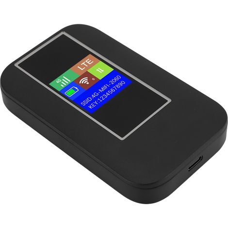 Routeur WiFi portable 4G 150 Mbps haut débit et stable, point d'accès WiFi mobile idéal pour les voyages (MF860, version UE). (1/5)