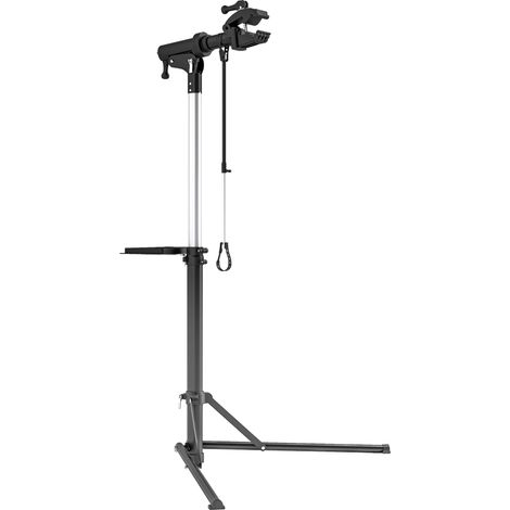 Support de montage/réparation pour vélos jusqu'à 40 kg, pliable, réglable en hauteur et rotatif à 360° pour vélos de route, VTT et vélos électriques.