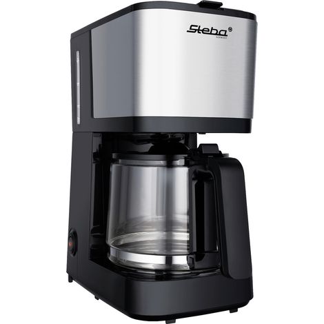 Steba KM F2 Kaffeemaschine Silber, Schwarz Fassungsvermögen Tassen=10 Glaskanne (1/5)