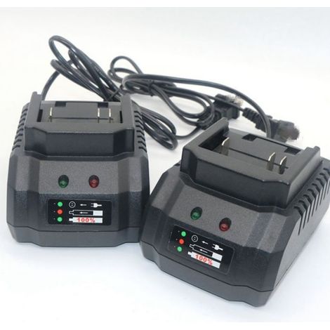 Chargeur pour Batterie Lithium 18V 21V Compatible avec Perceuse Sans Fil, Meuleuse d'Angle, Ventilateur Électrique et Autres Outils Électriques (1/4)