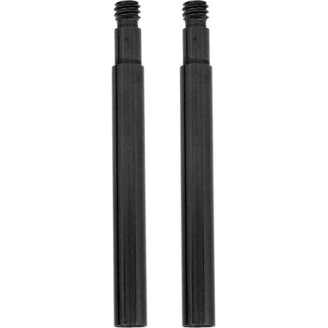 Extension of Valve Presta of bicycle, 2 pieces, 60mm, Extension of Valve of tire indoor (black) (1/5)