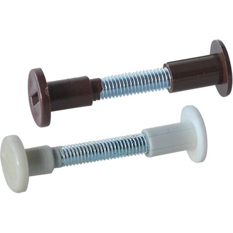 GIUNZIONE PER MOBILI mm 30÷40 marrone - pz 4  - Blister Koncreto