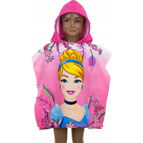 Toalla de baño de microfibra con diseño de princesas (1/4)
