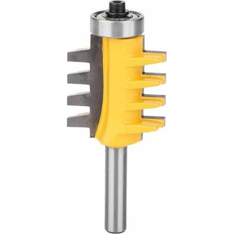 Accessoires pour outillage électroportatif Couteau à tenon biseauté Fraise 8mm Tige Doigt Routeur Mixte Gravure Machine De Odipie (1/4)