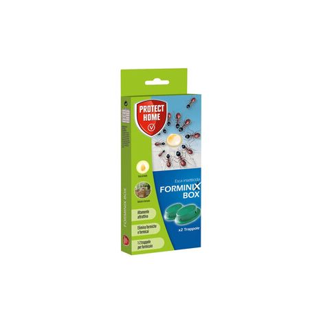SBM TRAPPOLA FORMICHE FORMINIX BOX VERDE 2 PZ Q.TA 12