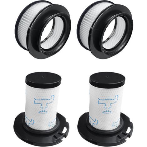 4 Filtersets für Rowenta X-Force Flex Staubsauger 11.60, 12.60, 14.60 und 15.60 für RH98xx (Ersatz-Nachmotorfilter ZR009008 und Separator-Schaumstofffilter ZR009007) (1/4)
