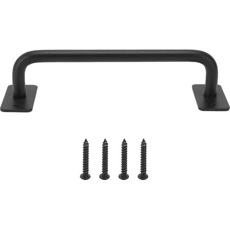 Poignée de porte en acier au carbone pour porte coulissante de grange, tirage de porte de garage, abri, clôture, armoire, modèle coulissant.
