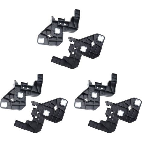 Seis soportes de radiador/soportes de faros (uno para cada lado) para GLC300 2536201700, 2536201800