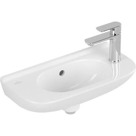 VB HWB Compact O.novo Ovale 500x250mm 1HL. li m. ÜL. Blanc Alpine cplus