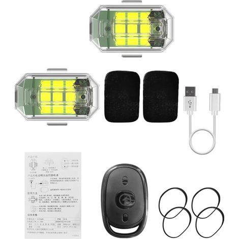Télécommande sans fil LED lumière stroboscopique Flash allume (1/5)