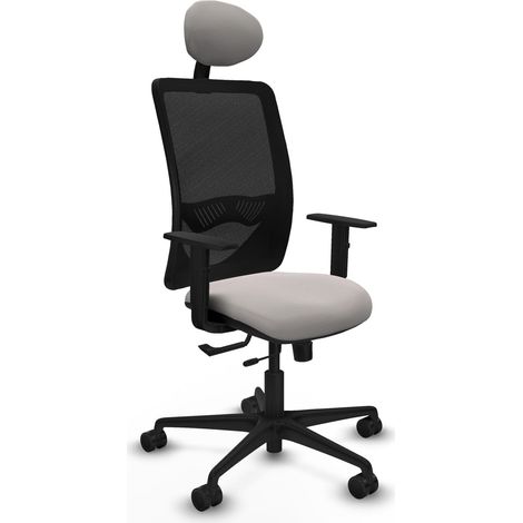 Chaise de bureau piqueras y crespo noir rembourrage mousse (1/2)